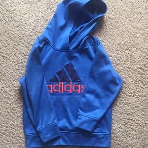 Blue Adidas hoodie